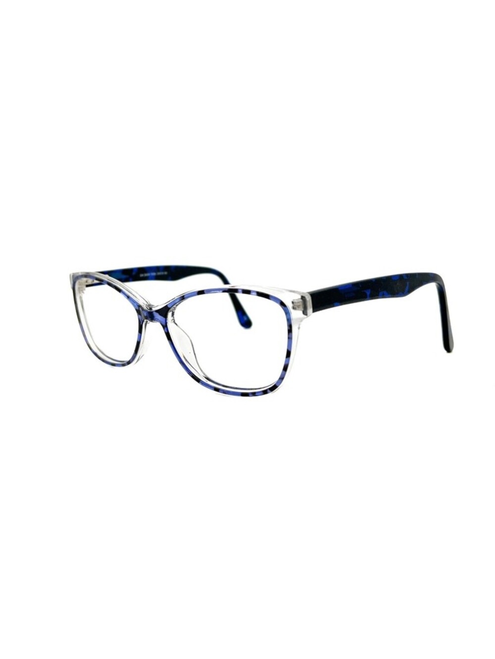 Chelsea Morgan CM 20200 To BL Dark Tortoise Blue Square Eyeglass Frames